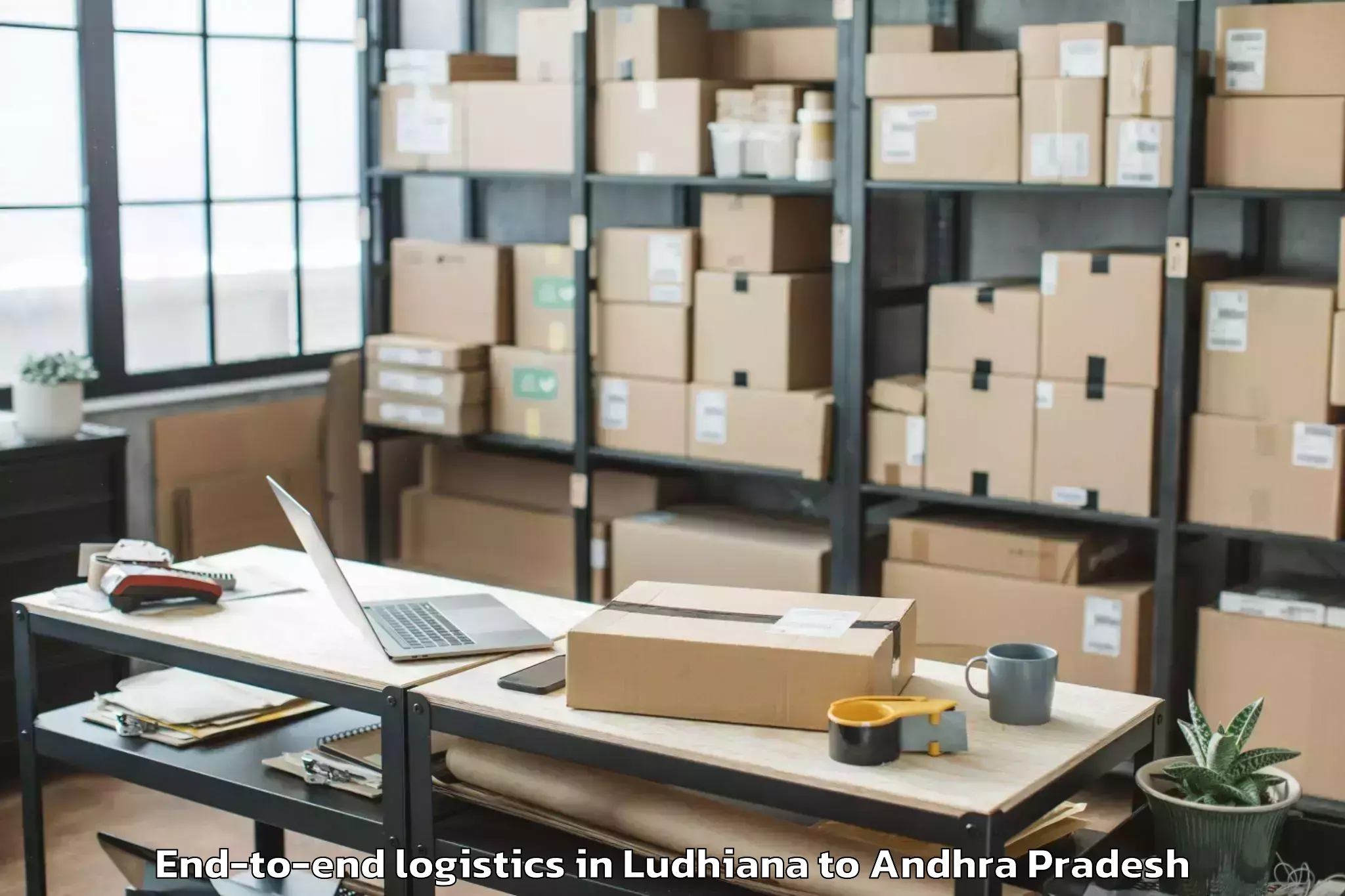 Trusted Ludhiana to Etcherla End To End Logistics